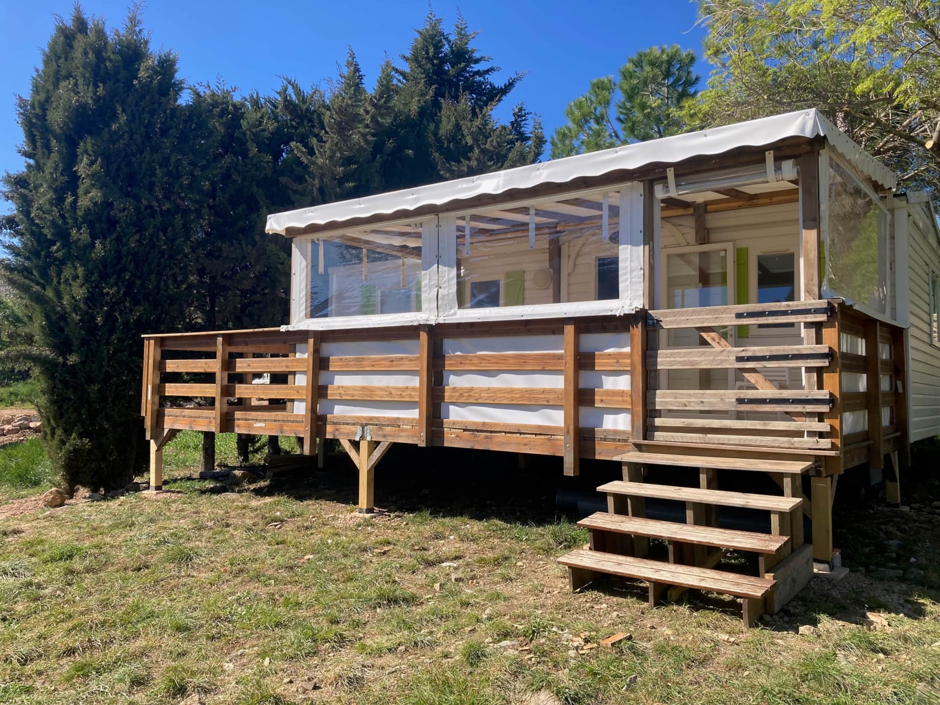 Mobil-home 3 chambres 6 couchages climatisé